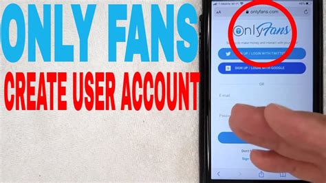 sign up for only fans account|The ultimate guide: How to set up your OnlyFans account